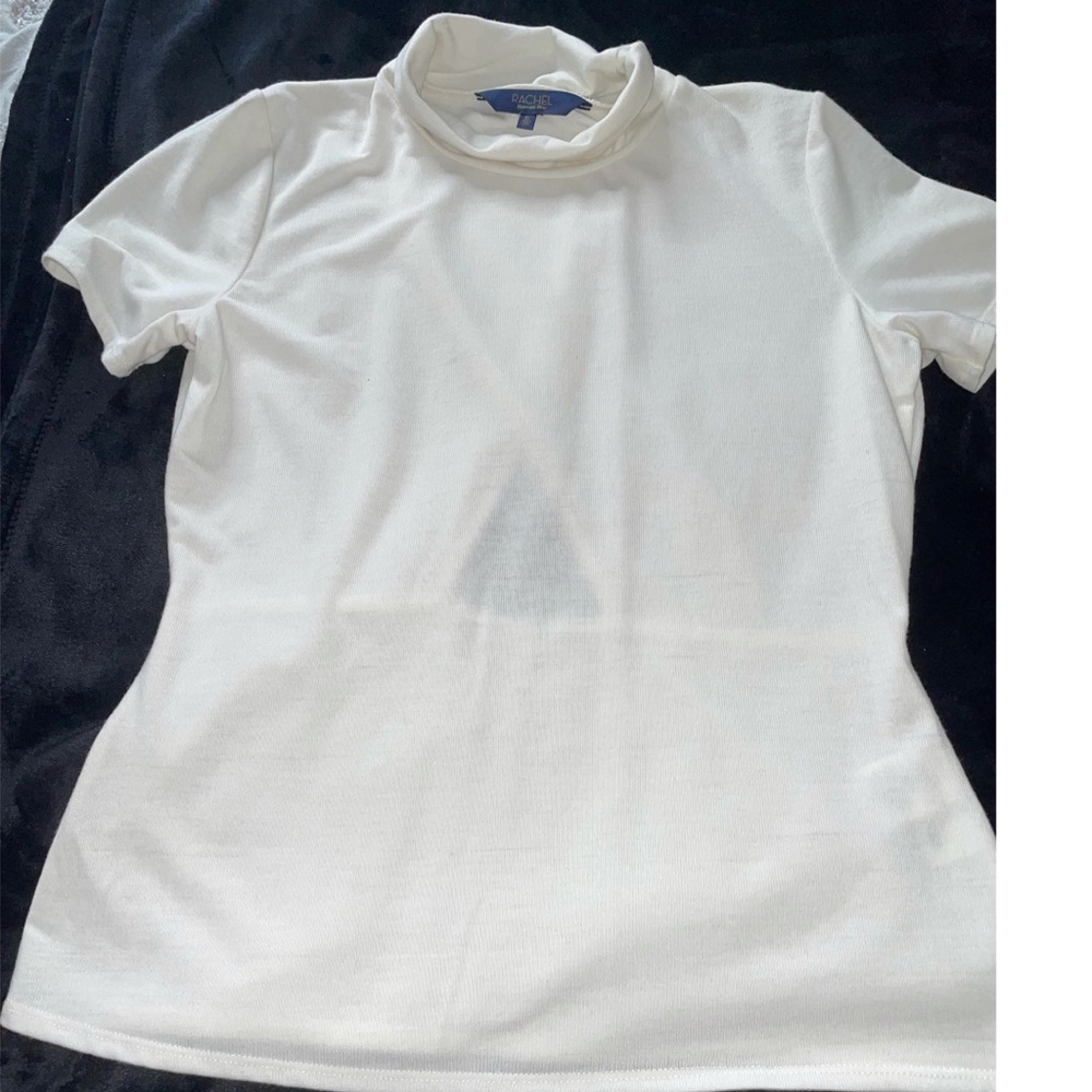 White Top- High neck & Cut out back